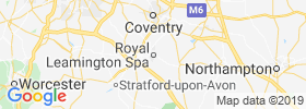 Royal Leamington Spa map